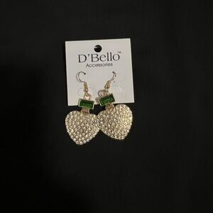 #586 D’Bello Heart shape earrings